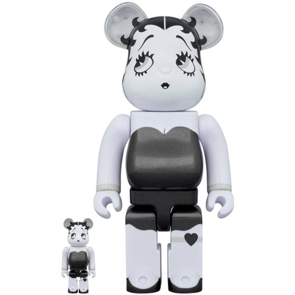 BETTY BOOP x BE@RBRICK BLACK & WHITE VERS. 100% & 400% SET