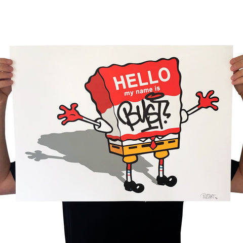 BUST - Hello My Name Is Bust - RED VARIANT