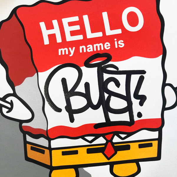 BUST - Hello My Name Is Bust - RED VARIANT