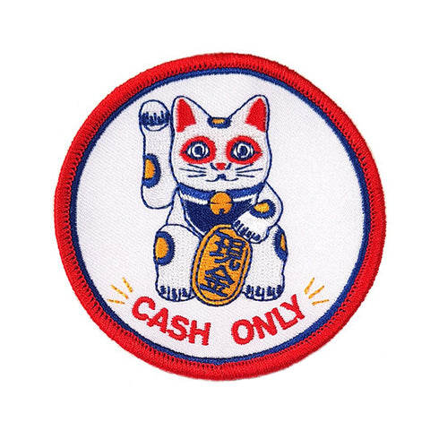 CASH ONLY patch
