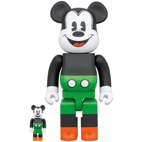 MICKEY MOUSE 1930s POSTER x BE@RBRICK - 100% + 400% SET
