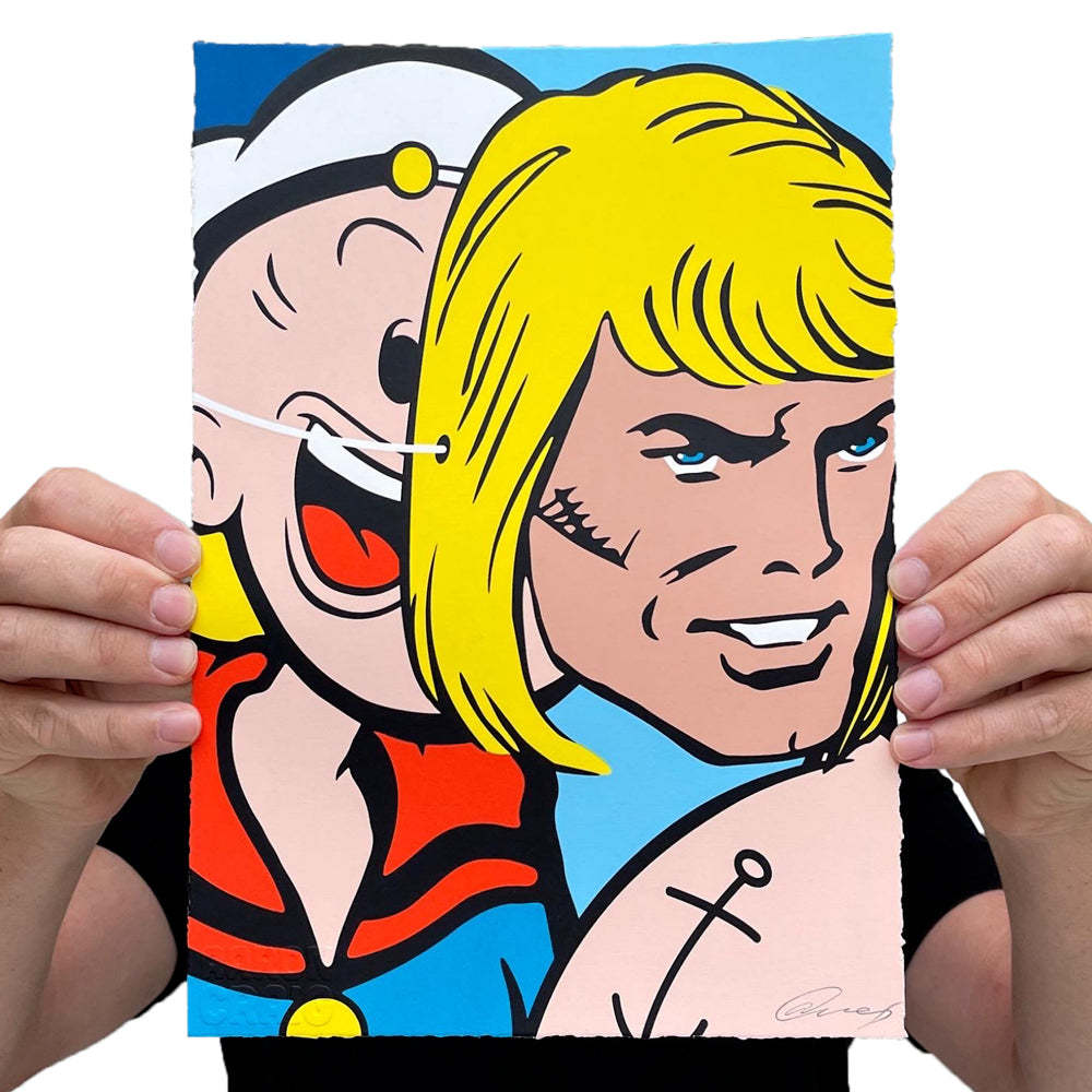 AARON CRAIG Popeye As He Man Stupid Krap aaron-craig-popeye-as-he-man-stupid-krap